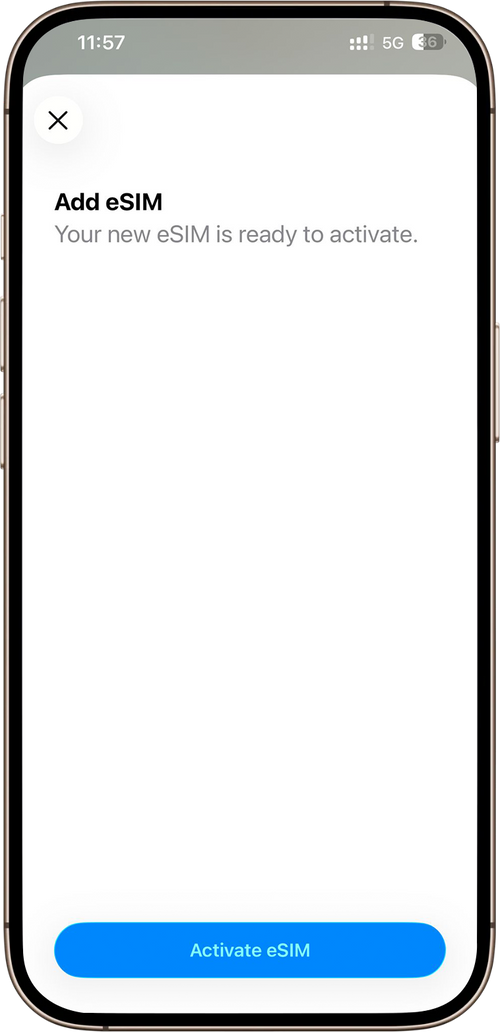 Add eSIM